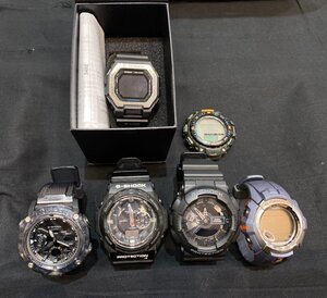 【6NA西10006F】1円スタート★CASIO★カシオ★G-SHOCK★ジーショック★Baby-G★プロトレック★不動★腕時計★ジャンク★６本★