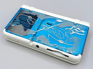 【希少】Newニンテンドー3DS 本体 KTR-001ホワイト ニンテンドー3DS グラードン カイオーガ カバー【動作品】