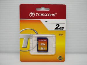  未使用・未開封品　2GB　Transcend　SDカード　メモリーカード