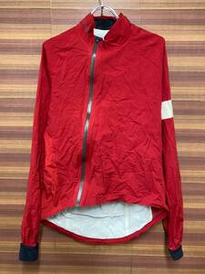 IN606 ラファ Rapha CLASSIC RAIN JACKET 長袖 サイクルジャケット 赤 ※サイズ不明、ジッパー引手破損