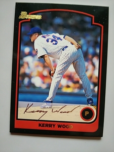 2003 Bowman gold Kerry wood