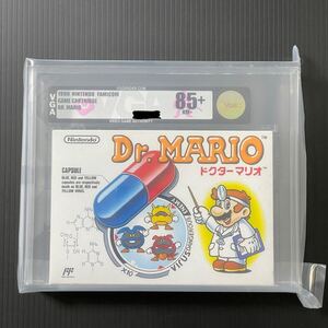 【鑑定品】 VGA ドクター　マリオ Dr MARIO ファミコン ファミコンソフト ファミリーコンピュータ　マリオ　新品　未開封　85 ＋　鑑定済