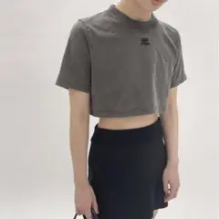 Courreges Cropped T-shirt