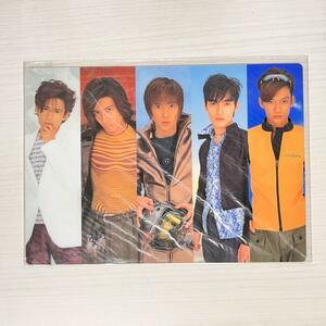 ■SMAP★超無限大翔★下敷き★1996年ツアー公式グッズ★summer concert 1996 volume6★中居正広 木村拓哉 草彅剛 稲垣吾郎 香取慎吾■■