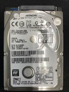 【送料無料】 HTS545050A7E380 【HITACHI】【500GB】【2.5インチHDD】【SATA】