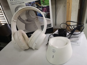 ■audio-technica ATH-DWL5000 ワイヤレス ヘッドフォン 密閉型 オーディオ テクニカ 現状・ジャンク特価販売！ g0j485