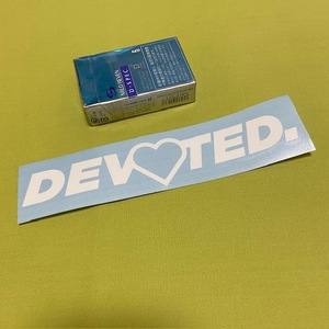 DEVOTED ★白★ 抜きステッカー ★USDM ディヴォーテッド