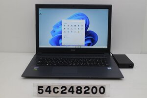 mousecomputer MB-W880XN-M2S2 Core i7 8750H 2.2GHz/16GB/256GB(SSD)/17.3W/FHD/Win11/NVIDIA GeForce GTX1050 4GB 【54C248200】