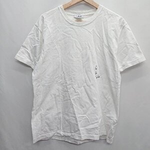 ◇ ⊂ choice_cnl ロゴプリント バックプリント 半袖 Tシャツ サイズL ホワイト ブラック レディース E