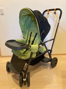 【レインコート付】joovy Caboose Graphite ジュービー カブース グラファイト 2人乗りベビーカー