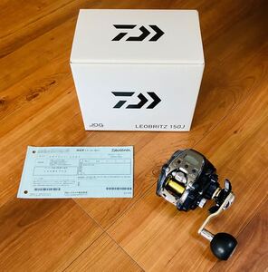 ダイワ レオブリッツ150J 未記入保証書、箱付 電動タイラバ、タチウオ、五目釣りに。DAIWA LEOBRITZ 150J 通電可能も難あり。