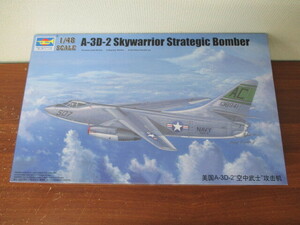 未組立 1/48 トランペッター 美国 A-3D-2 スカイウォーリアー 02868 飛行機 プラモデル 激安1円スタート