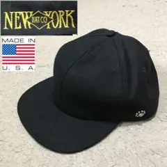 【USA製】NEW YORK HAT 6パネル ウール スナップバック キャップ