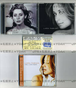 レア メキシコ盤 ララ・ファビアン LARA FABIAN (スペイン語+5曲) / I AM WHO I AM (MEXICO PROMO MAXI)+ MEXICOでのLIVEチケット半券 & CD