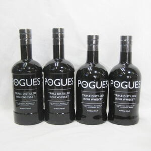 ● ポーグス アイリッシュウイスキー 40% 700ml 4本 POGUES 未開栓！