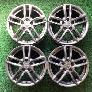 【786】EUROTECH ユーロテック 社外アルミホイール 15x6J+38 100-5H 中古品4本