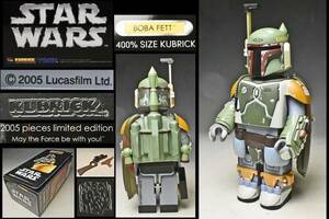 【ボバ・フェット】 400％キューブリック 2005 Pieces limited edition KUBRICK MEDICOM TOY スターウオーズ ジョージ・ルーカス