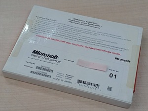 ●未開封　Microsoft Windows7 OEM システムビルダーパック　DVD　 Euglish