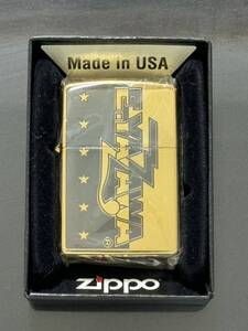 zippo 矢沢永吉 黒金 3面彫刻 YAZAWA EIKICHI ゴールド 2014年製 GOLD BLACK ブラック デットストック ケース 保証書