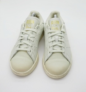 アディダス スタンスミス adidas STAN SMITH 23cm PREMIUM オリジナルス スニーカー メンズ レディース ホワイト WHITE USED品