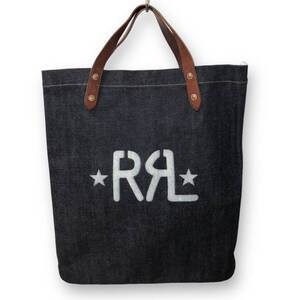 RRL RALPH LAUREN DENIM MARKET TOTE トートバッグ 濃紺 店舗受取可