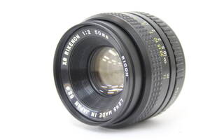 【返品保証】 【和製ズミクロン】 リコー Ricoh XR RIKENON 50mm F2 レンズ M392