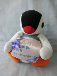 『PINGU/ピングー　20周年記念　ぬいぐるみ　高さ約19cm』ペンギン　おもちゃ・ホビー・キャラクター