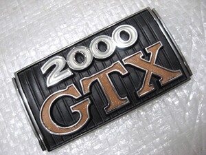 ★希少 2000GTX スカイライン SKYLINE ケンメリ ハコスカ GT-R C110 GC110 ダットサン 79854-R4701 NISSAN 日産 エンブレム 1点 旧車 中古3