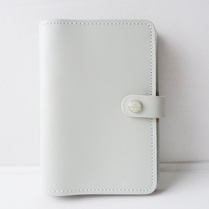 ファイロファックス Filofax 手帳 - レザー ライトグレー 美品 財布