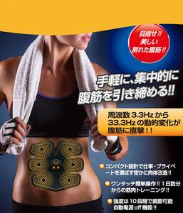 最先端技術　EMSマシン　ZOOM ZONE　腹筋　筋トレ　ダイエット　新品