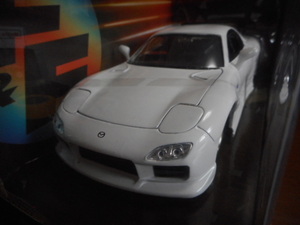 ★★1/24 Jada マツダ RX-7 ワイルドスピード ホワイト FD3S HKS Fast&furious Mazda RX-7★★