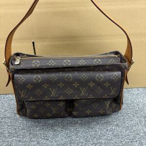 597◎1円スタート◎ LOUIS VUITTON ルイヴィトン モノグラム ショルダーバッグ ヴィバシテGM M51163 ブラウン系 レディース 【143580】