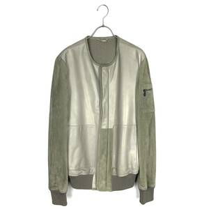 BOTTEGA VENETA (ボッテガヴェネタ) leather blouson (beige)