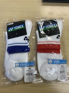 【YONEX 19197 ソックス 25-28】YONEX(ヨネックス)　ソックス 2足セット カラー(472)/(496) 新品未使用　メンズ靴下 バドミントンテニス