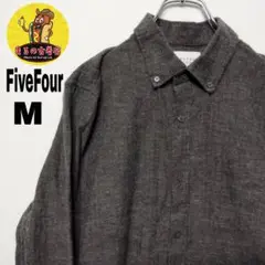 usa古着 FIVEFOUR ネルシャツ　M グレー