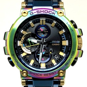 美品 G-SHOCK MTG-B1000RB-2A MT-G生誕20周年記念 ルナレインボー 電波ソーラー Bluetooth搭載 2019年5月発売 【ITP3WQSICXOI】