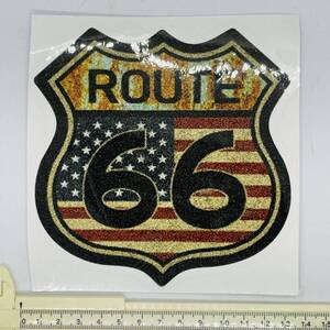 アメカジ ステッカー アート ルート66 ROUTE66 レトロ シール Sticker 防水 B