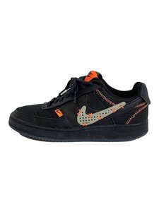 NIKE◆COURT VISION LOW PREMIUM_コート ビジョン ロー プレミアム/24cm/BLK/レザー