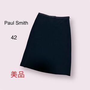 Paul Smith ポールスミス　フレア　スカート　リボン　Aライン　42