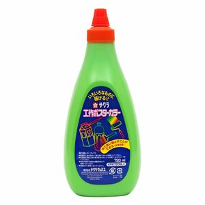 （まとめ買い）サクラクレパス 絵具 工作ポスターカラー 720ml 単色 きみどり KPW720ML#27 〔3個セット〕