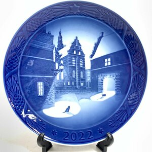 f001 L 4. ROYAL COPENHAGEN ロイヤルコペンハーゲン 2022年 イヤープレート 飾皿 絵皿