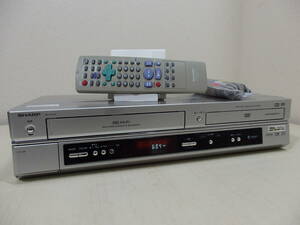 ★☆動作確認品！　SHARP シャープ　DV-NC750　VHS一体型DVDプレイヤー　リモコン付　オーバーホール済　７日間保証☆★