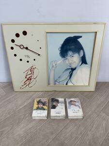 (3061) 南野陽子 壁掛け 時計 [パネル カセットテープ] 希少品