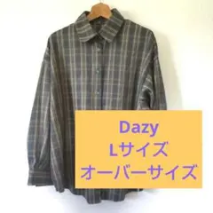 レディース　シャツ　Dazy 　チェック　Lサイズ