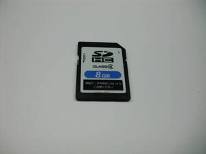  ジャンク扱い 地図データ?　2009年秋版?　8GB　SDHCカード　SDカード　ナビ