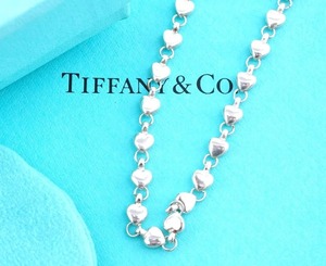 Tiffany & Co. ティファニー ハート ネックレス スターリングシルバー925 銀 25.5g 箱、保存袋付き 4595