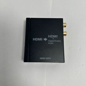 「T511_1P」SANWA VGA-CVHD5 HDMIオーディオ分離器 中古品　電源アダプター無し　本体のみ