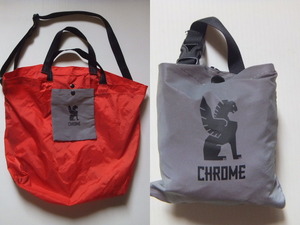 未使用保管品■CHROME（クローム）エコバッグ SAFETY POCKET SHOULDER赤