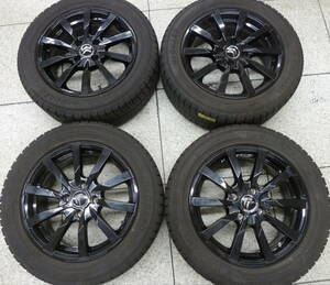 ●●2404-53 EUROTECH ユーロテック 6.5J 16in +25 PCD108 iceGUARD アイスガード IG50 PLUS 205/55R16 プジョー 207 208 シトロエン C3 C4