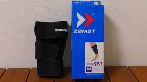 (SP-1ML) ザムスト ランニング すね用 サポーター １個入 左 Mサイズ ブラック 黒 ZaMST ～すねサポート・走り過ぎ・ケア・運動・スポーツ